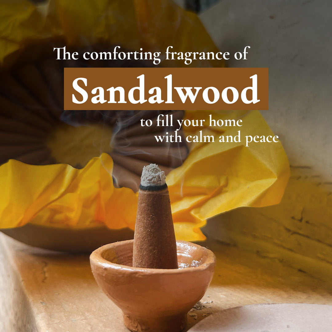 Pure Sandalwood Incense Cones