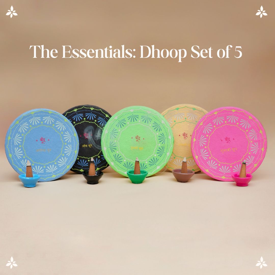 Boond Fragrances The Essentials: Dhoop Set of 5