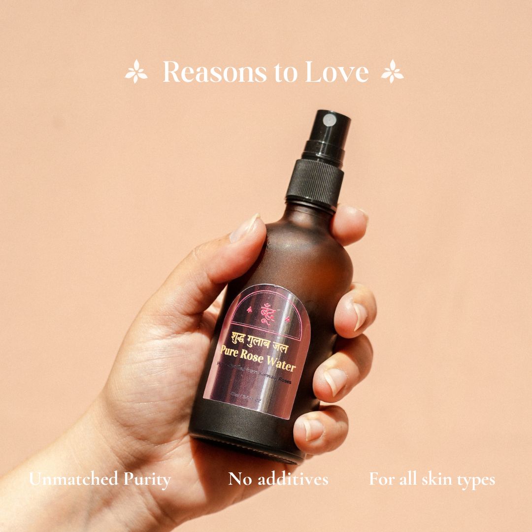 शुद्ध गुलाब जल | Pure Rose Water | 100% Natural Gulab Jal