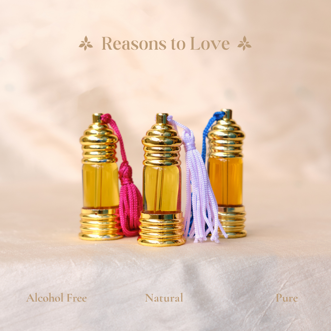 Boond Fragrances Classic Floral Natural Perfume Oils Set of 3