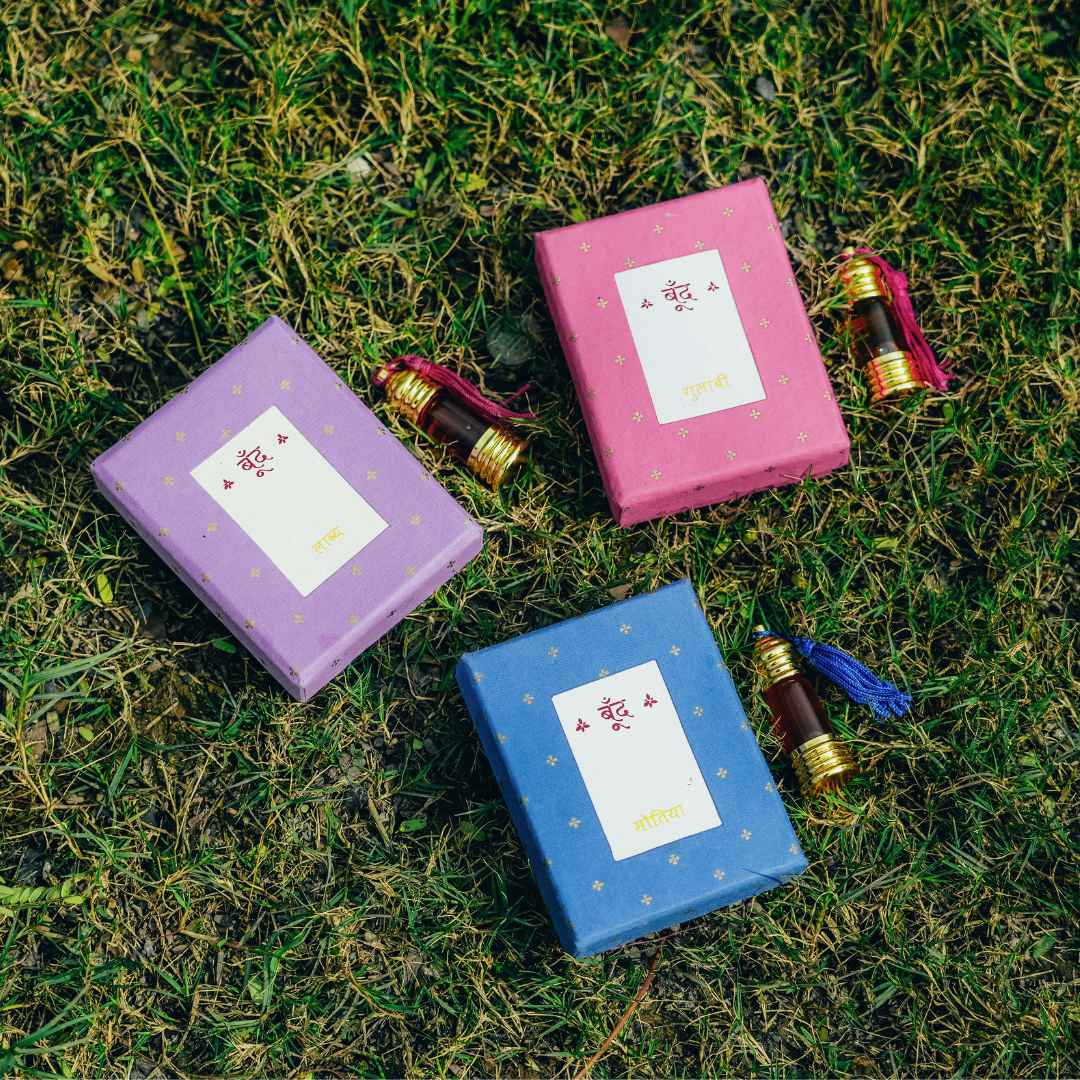 Floral Natural Perfume Oils Set of 3