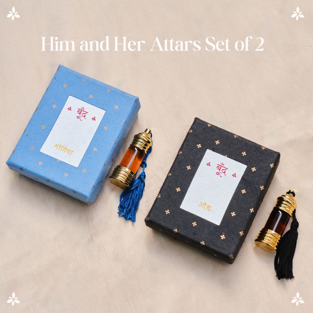 Boond Fragrances Him and Her Attars Set of 2