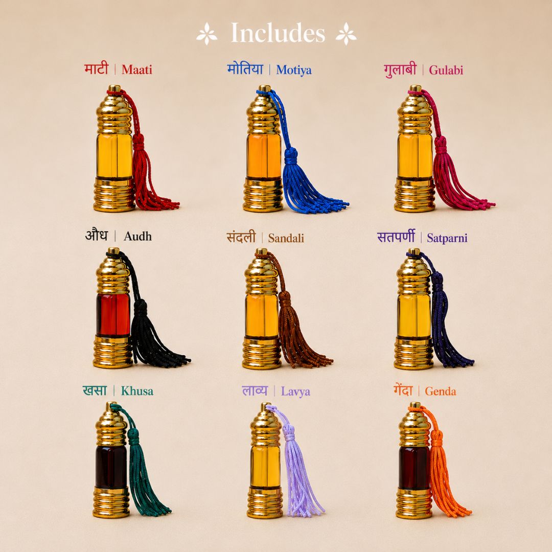 Boond Fragrances The Essential Nine Attars Collection