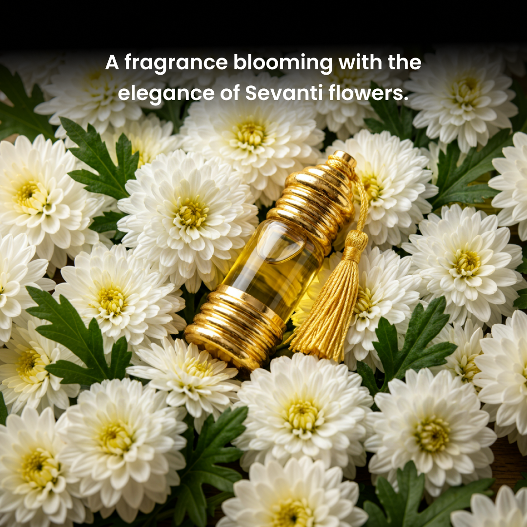 बिजली | Bijlee Natural Perfume Oil (Sevanti Flower Attar)