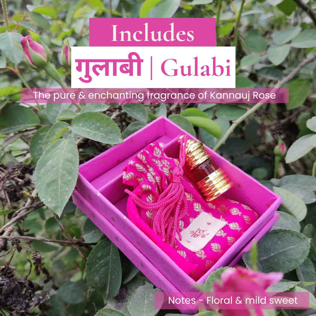 Floral Natural Perfume Oils Set of 3