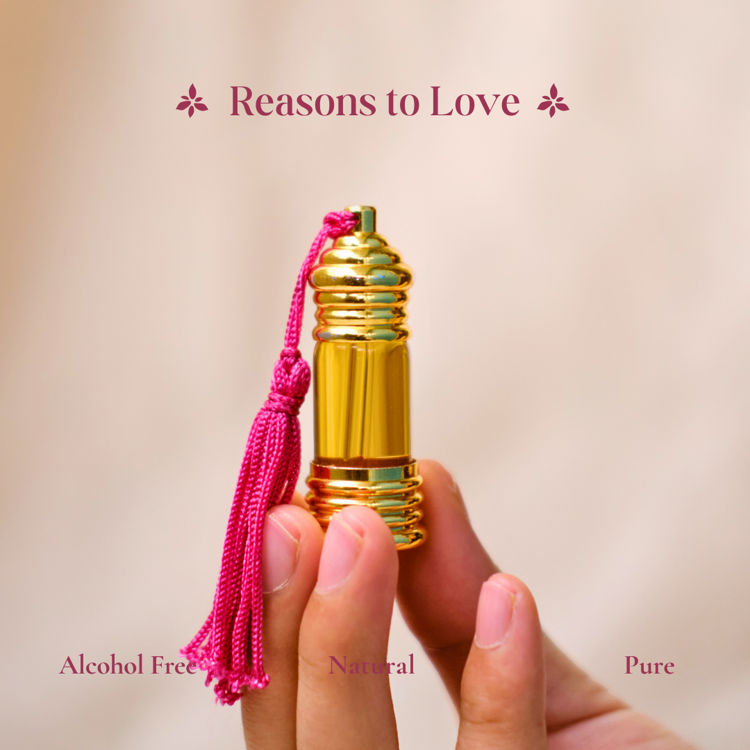 गुलाबी | Gulabi Natural Perfume Oil (Indian Rose Attar)