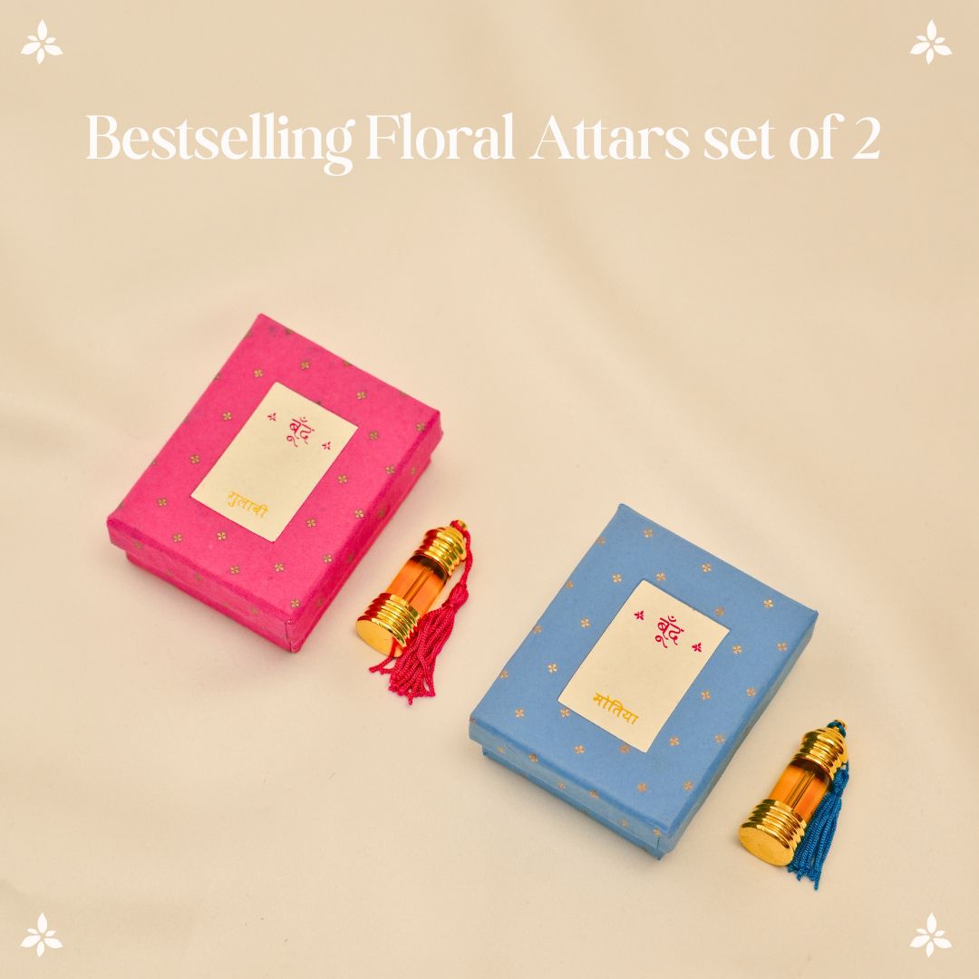Boond Fragrances Bestselling Floral Attars Set of 2