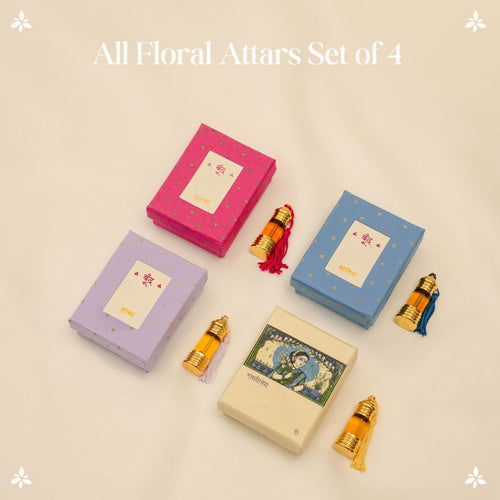 Boond Fragrances All Floral Attars Set of 4