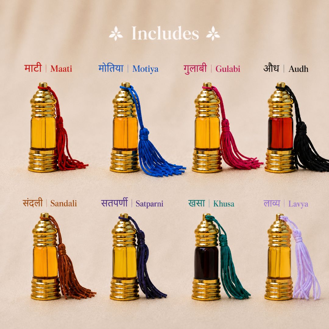 The Complete Attar Collection: Attars Set of 16