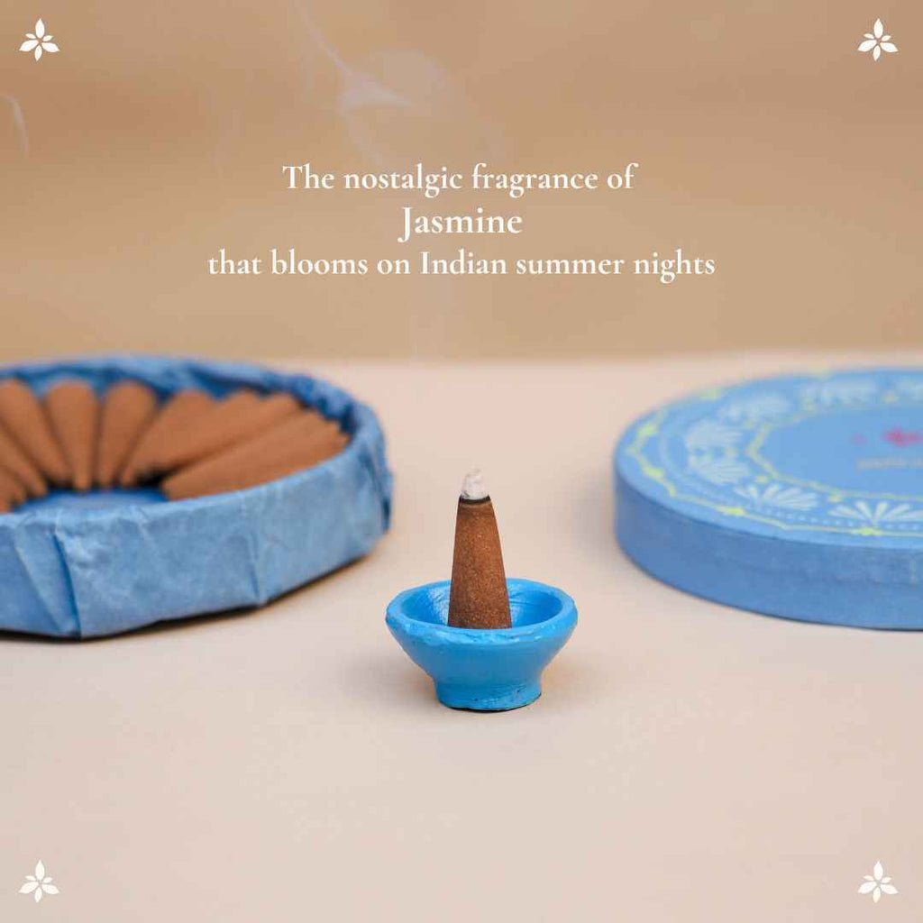 Boond Fragrances Motiya Dhoop - Pure Jasmine Incense Cones