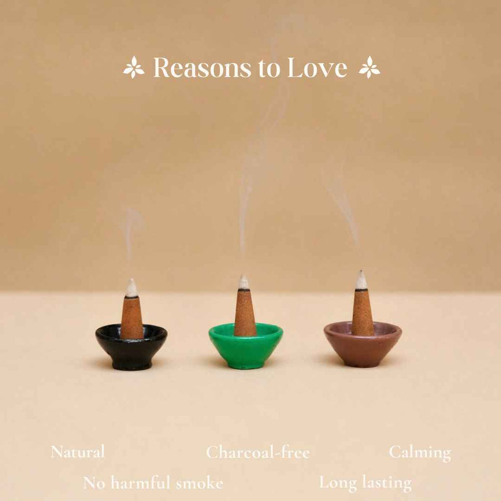 The Earthen Notes Dhoop Set of 3