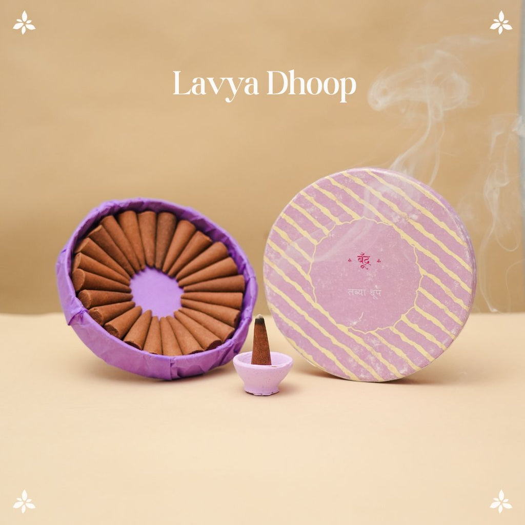 Lavya Dhoop - Pure Lavender Incense Cones