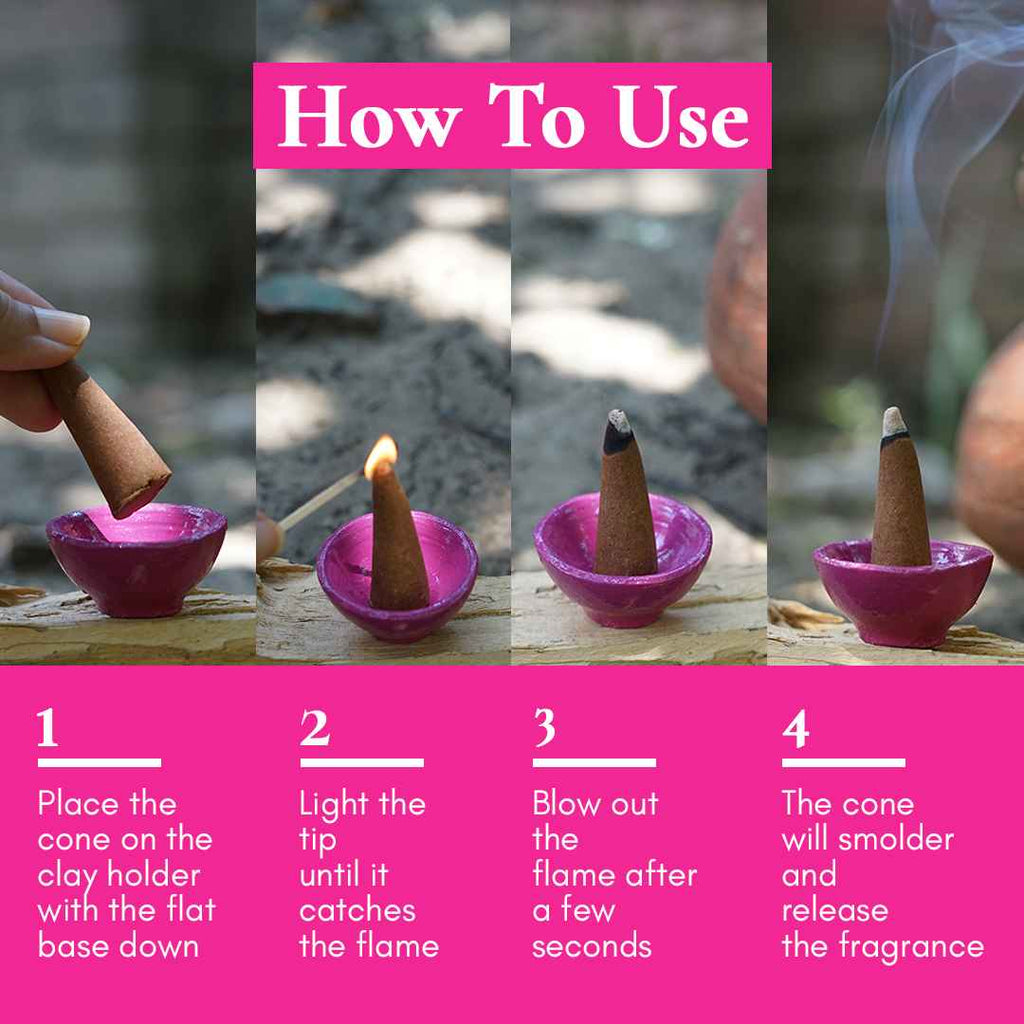 Incense Cones Set of 5