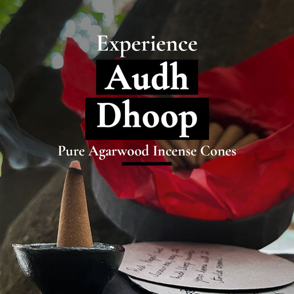 Boond Fragrances Audh Dhoop - Pure Agarwood Incense Cones