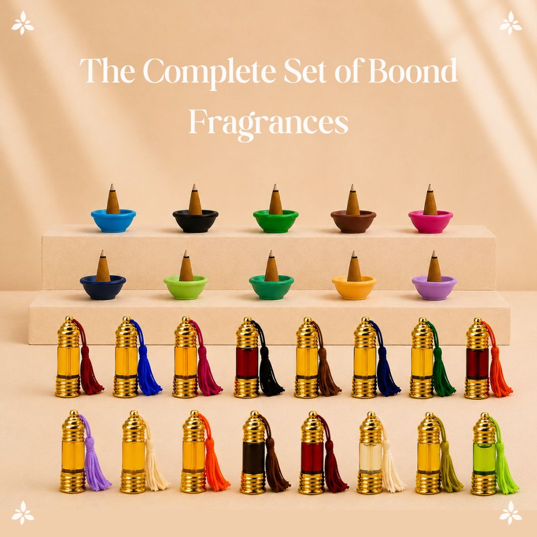 The Complete Boond Collection: Set of 16 Attars and 10 Dhoops
