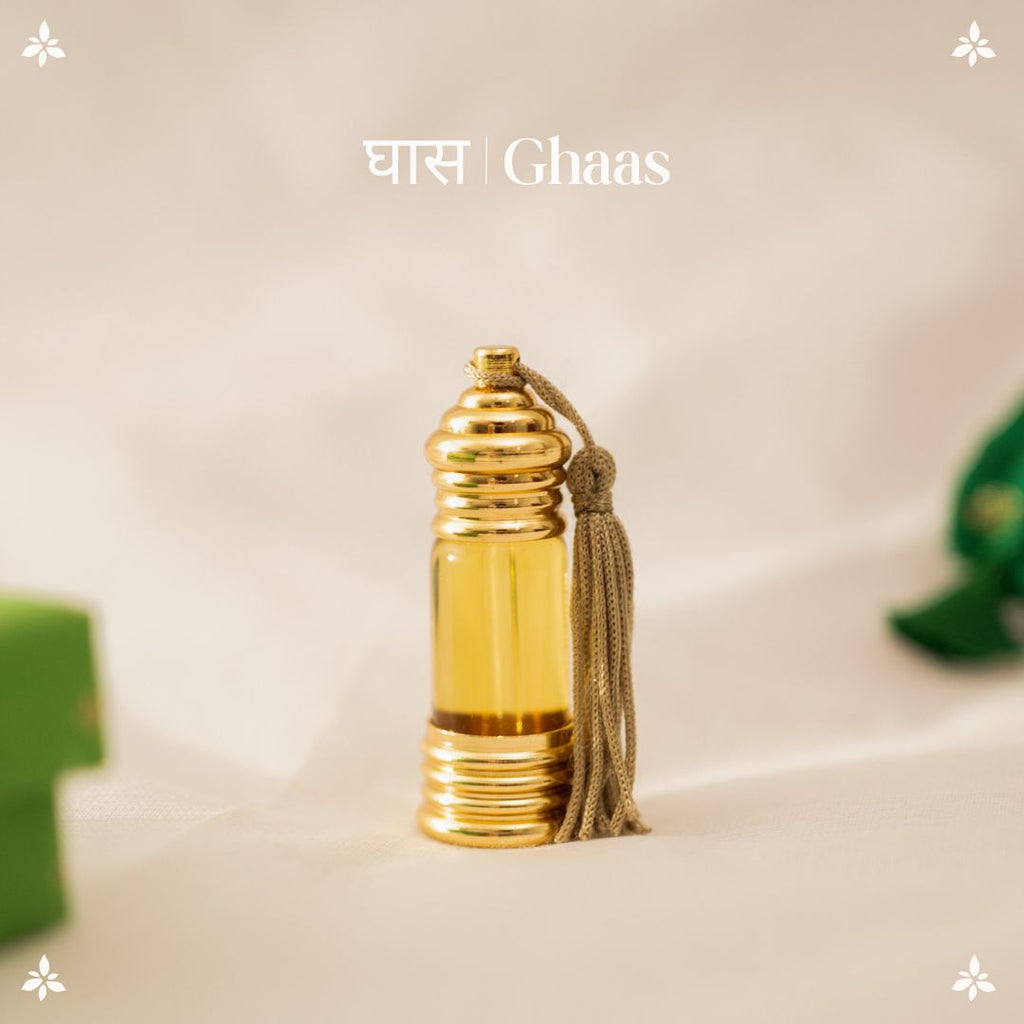 Boond Fragrances घास | GHAAS Natural Perfume Oil (Freshly Cut Grass Attar)