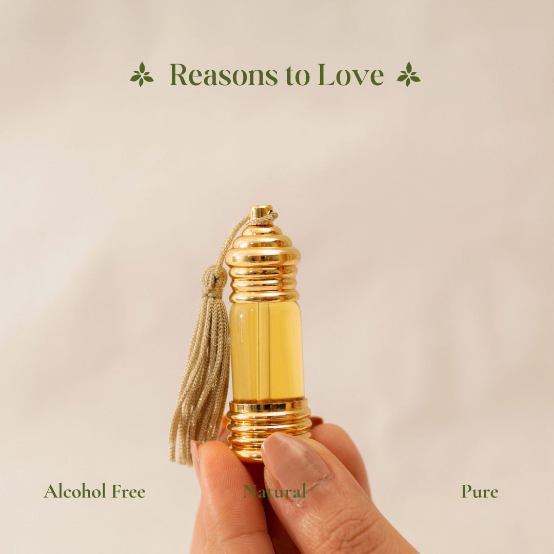 घास | Ghaas Natural Perfume Oil (Freshly Cut Grass Attar)