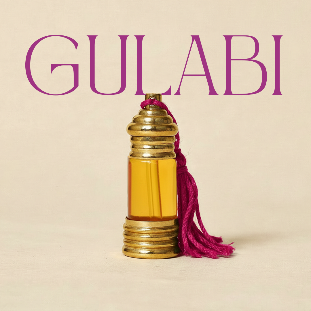 गुलाबी | Gulabi Natural Perfume Oil (Indian Rose Attar)