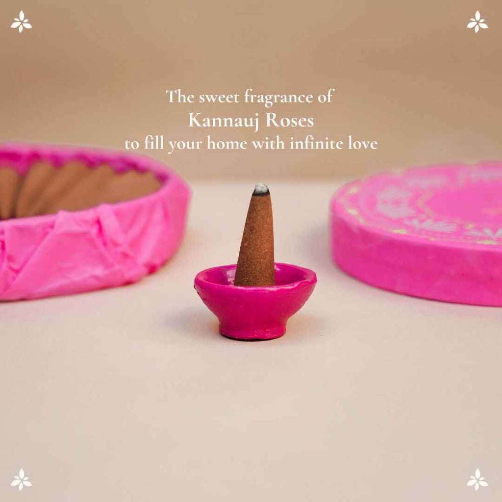 Floral Incense Cones Set of 2