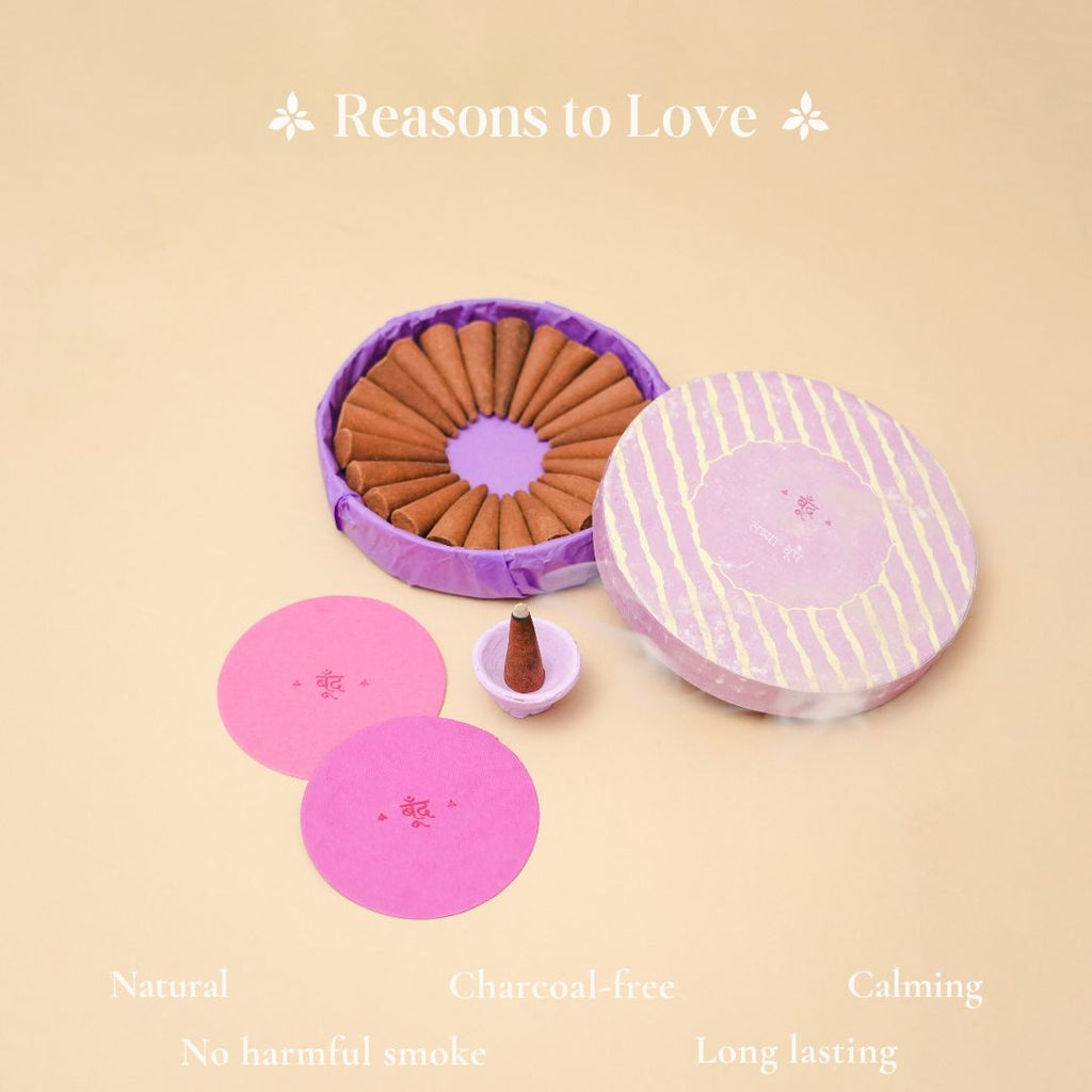 Lavya Dhoop - Pure Lavender Incense Cones