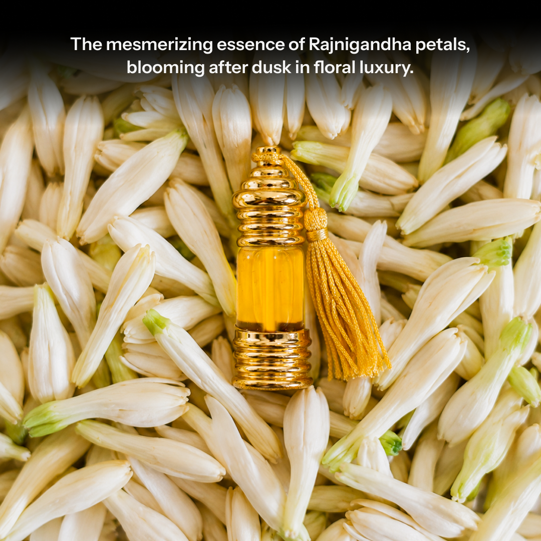 रजनीगंधा | Rajnigandha Natural Perfume Oil (Tuberose Attar)