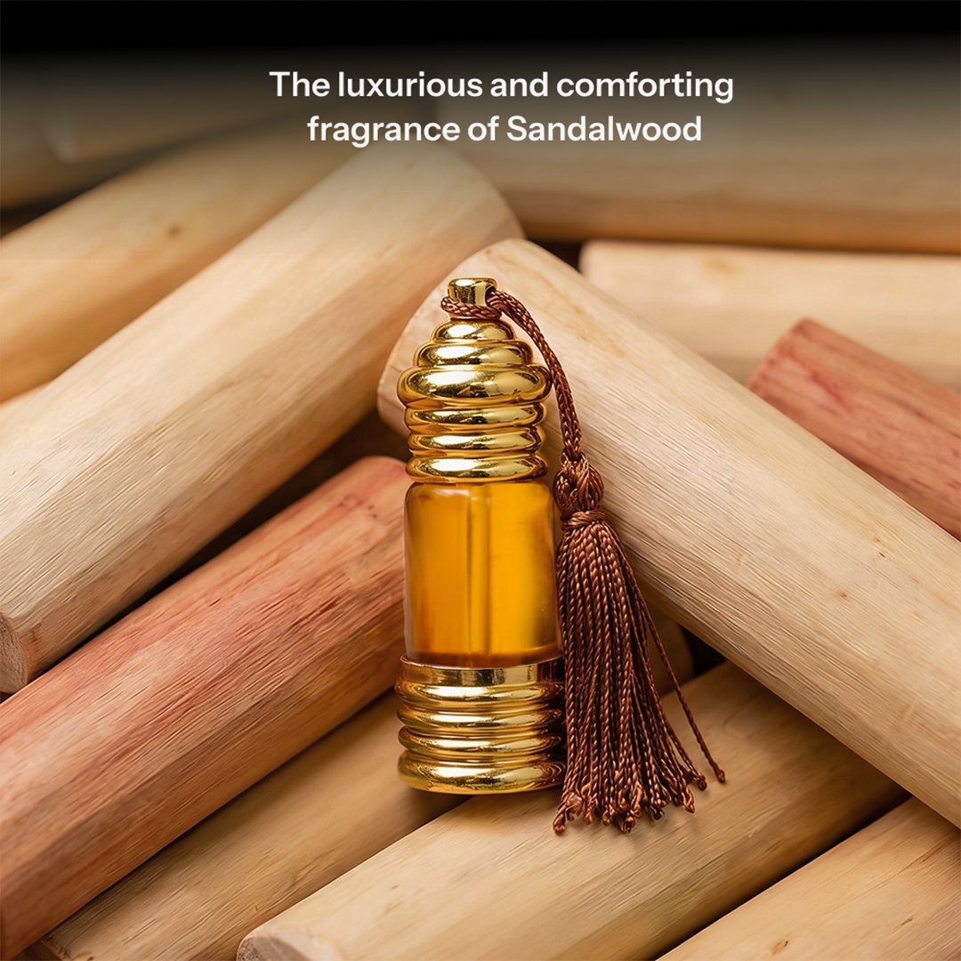 संदली | Sandali Natural Perfume Oil (Sandalwood Attar)