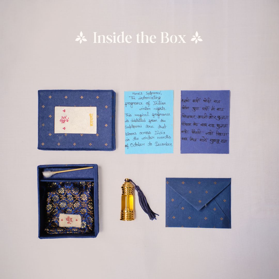 Boond Fragrances सतपर्णी | Satparni Natural Perfume Oil (Saptaparni Tree Attar)