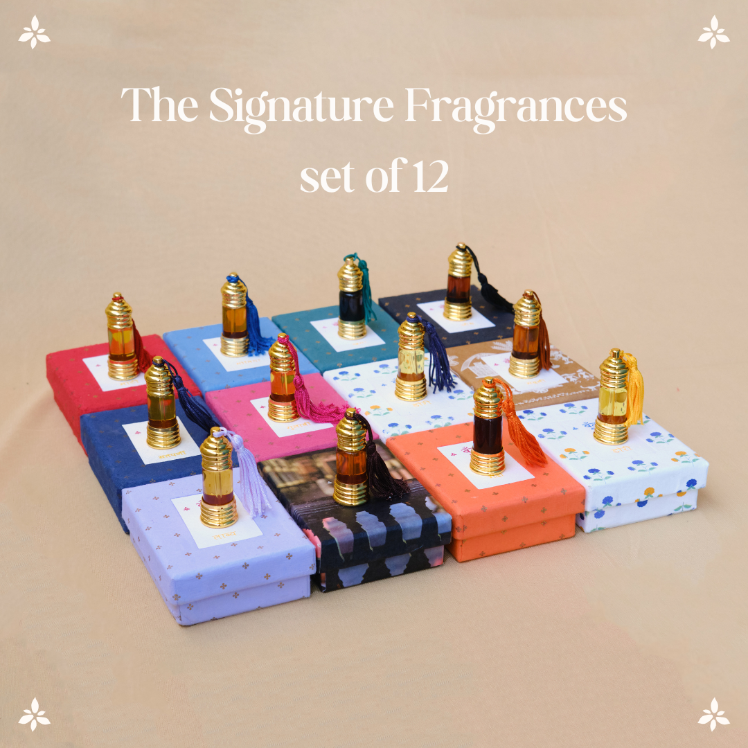 The Signature Fragrance Set of 12 Natural Perfume Oils