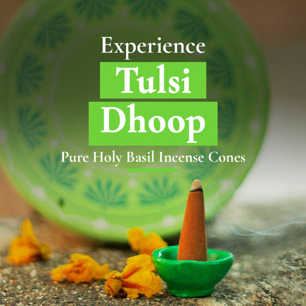 Boond Fragrances Tulsi Dhoop - Pure Holy Basil Incense Cones