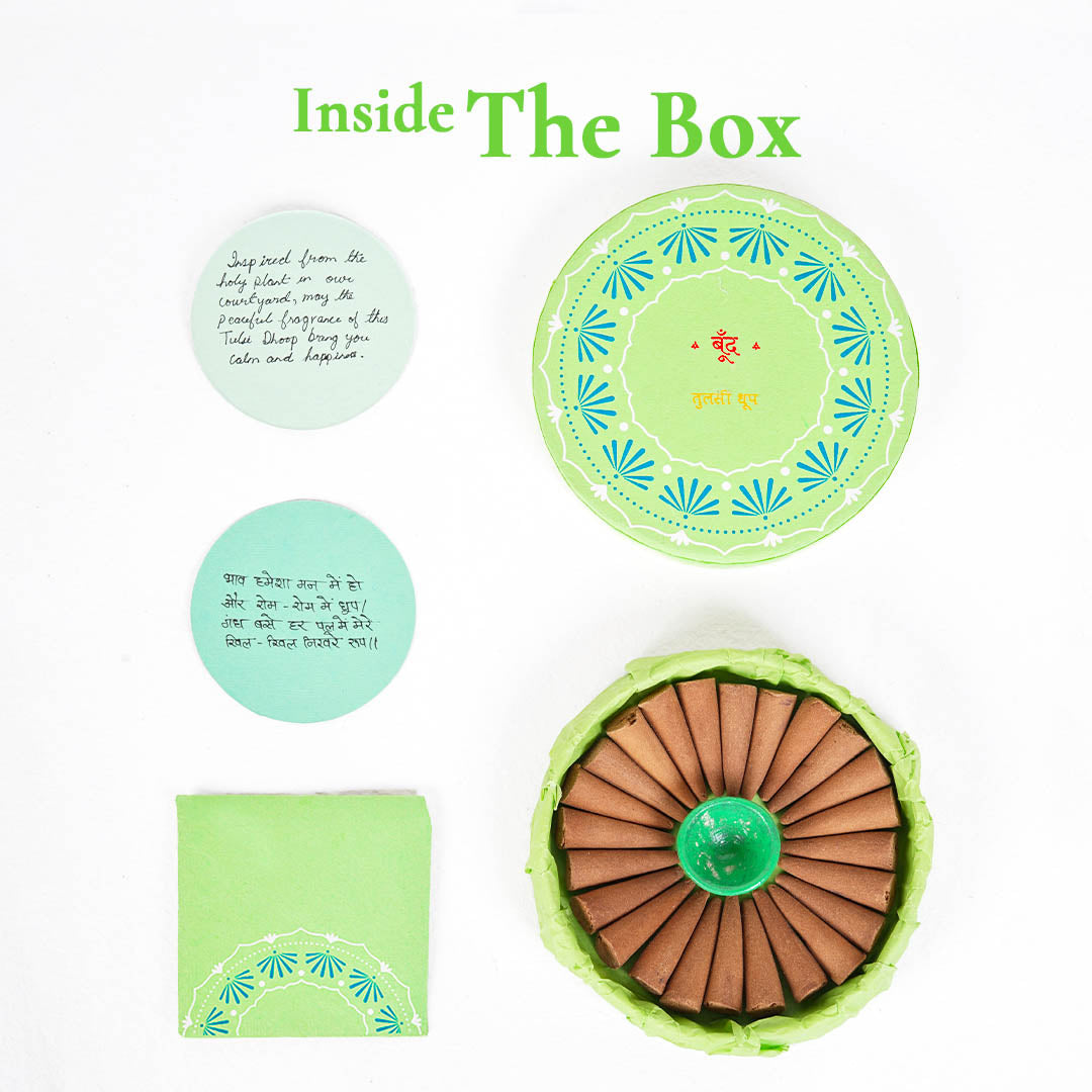 Pure Holy Basil Incense Cones